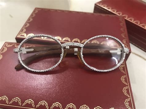 diamond cartier glasses for cheap|cartier buffs glasses with diamonds.